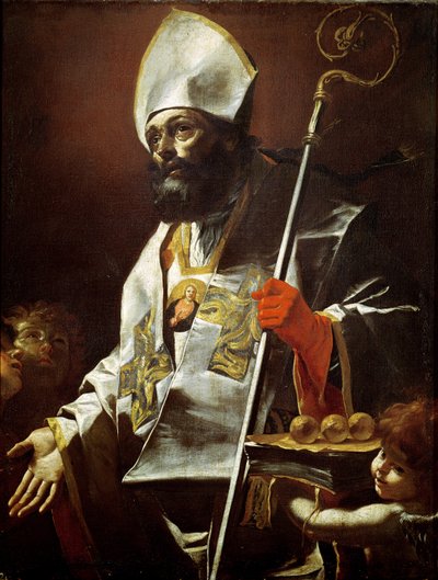 San Nicolás de Bari (d.c.346) de Mattia Preti